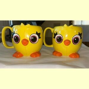 DISNEY DUO YELLOW CHICK MUGS